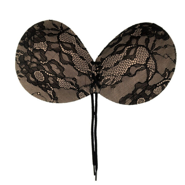 BYE BRA SUJETADOR ADHESIVO CON ENTRELAZADO Y BORDADOS - Imagen 4