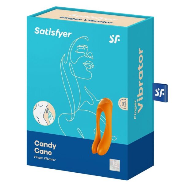 SATISFYER CANDY CANE VIBRADOR DEDO NEGRO - Imagen 2