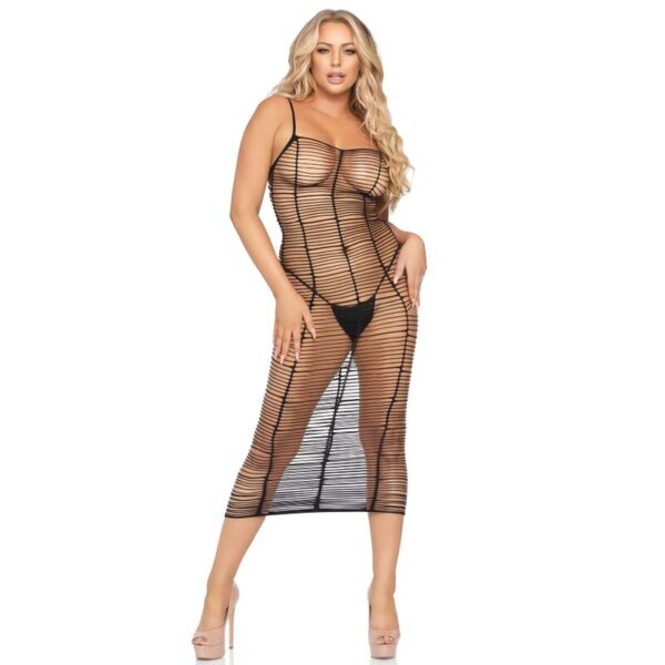 LEG AVENUE VESTIDO LINEAS HORIZONTALES TALLA UNICA - Imagen 2