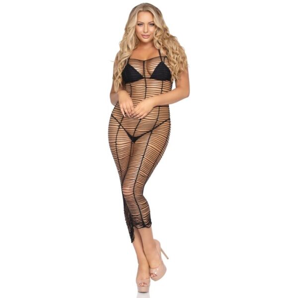 LEG AVENUE VESTIDO LINEAS HORIZONTALES TALLA UNICA - Imagen 4