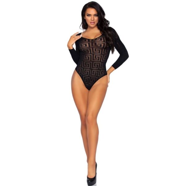 LEG AVENUE TEDDY DISEÑO MOSAICO TALLA UNICA - Imagen 2