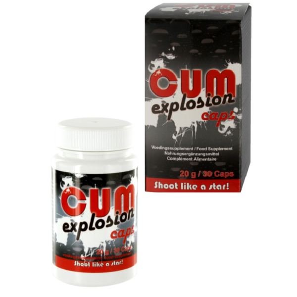 CUM EXPLOSION CAPSULAS POTENCIADORAS EYACULACIÓN 30 UNIDS - Imagen 2