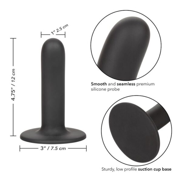 CALEX BOUNDLESS DILDO LISO 12 CM COMPATIBLE CON ARNES - Imagen 5