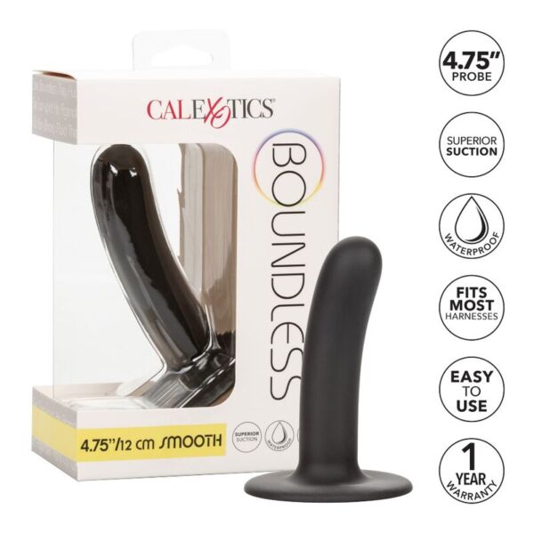 CALEX BOUNDLESS DILDO LISO 12 CM COMPATIBLE CON ARNES - Imagen 2