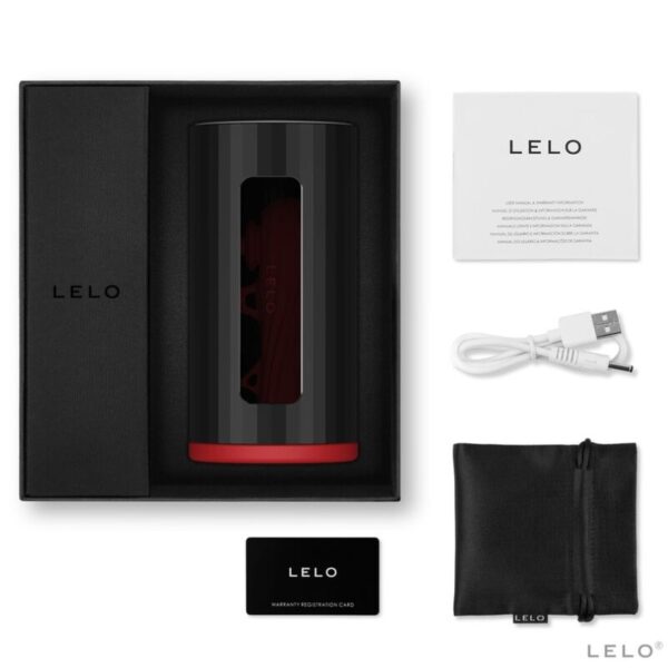 LELO F1S V2 MASTURBADOR CON TECNOLOGIA SDK ROJO - NEGRO - Imagen 4