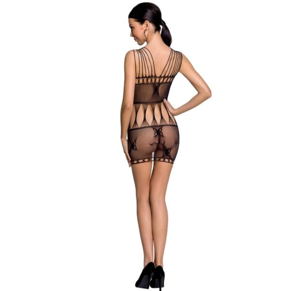 PASSION WOMAN BS090 BODYSTOCKING NEGRO TALLA UNICA - Imagen 2