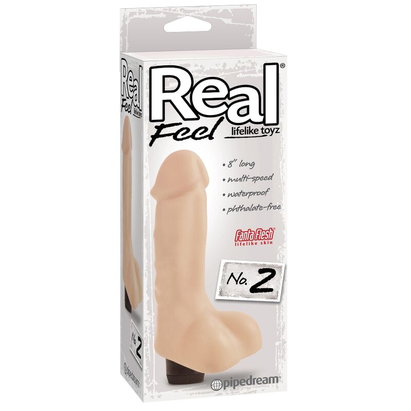 REAL FEEL LIFELIKE TOYZ VIBRADOR NUM 2 NATURAL - Imagen 2