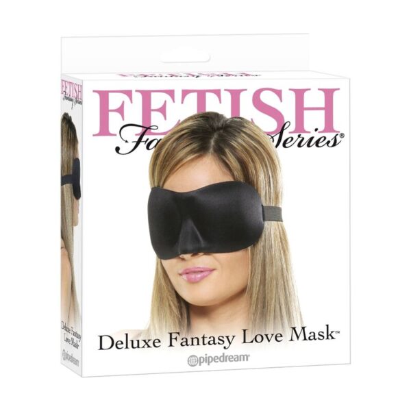 FETISH FANTASY SERIES DELUXE FANTASY MASCARA NEGRO - Imagen 5
