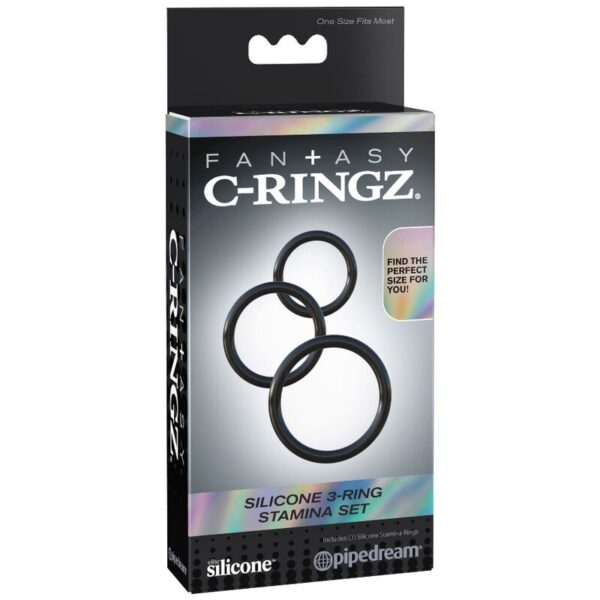 FANTASY C-RINGZ SET ANILLAS SILICONA STAMINA - Imagen 3