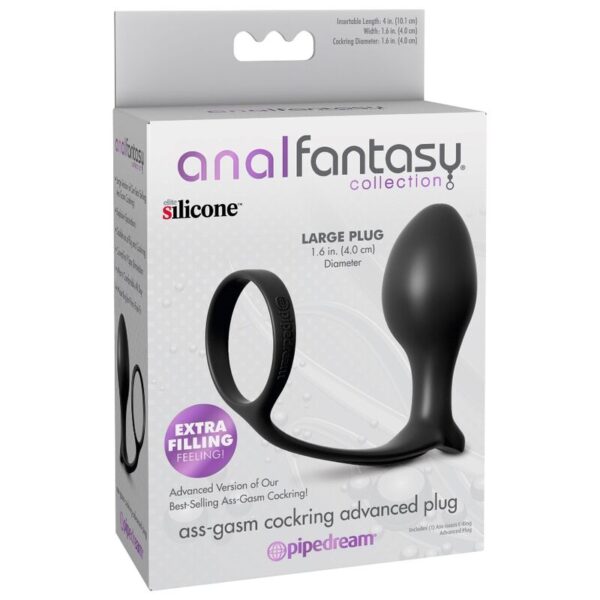 ANAL FANTASY COLLECTION ASS-GASM ANILLO ADVANCED CON PLUG ANAL - Imagen 5
