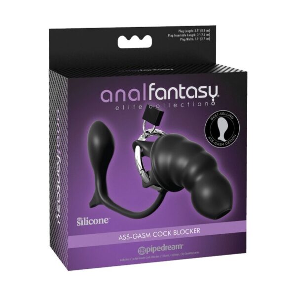 ANAL FANTASY ELITE COLLECTION ASS-GASM COCK BLOCKER - Imagen 3