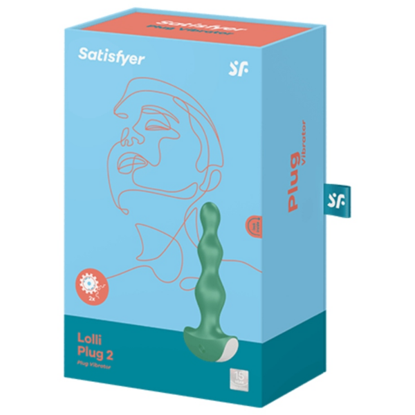 SATISFYER LOLLI PLUG 2 PLUG VIBRATOR GRIS - Imagen 3