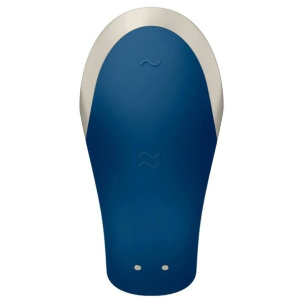 SATISFYER APP DOUBLE LOVE VIBRADOR PAREJAS LUXURY AZUL - Imagen 3