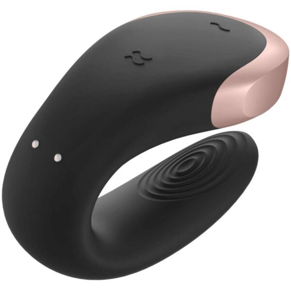 SATISFYER APP DOUBLE LOVE VIBRADOR PAREJAS LUXURY NEGRO - Imagen 4