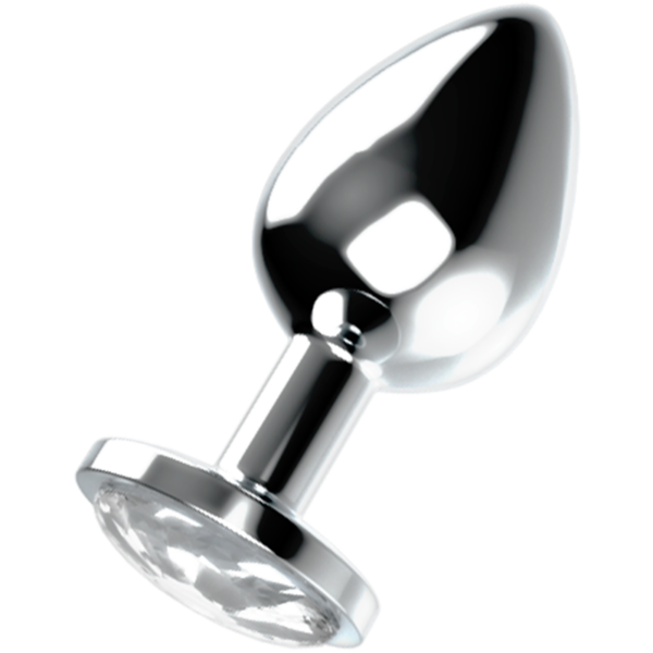 OHMAMA PLUG ANAL ACERO CON CRISTAL