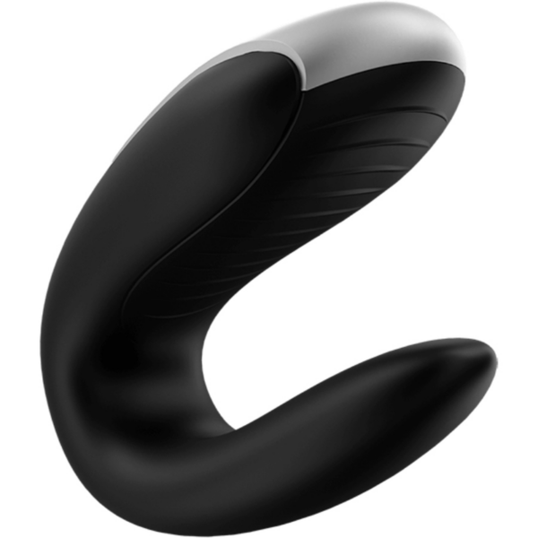 SATISFYER DOUBLE FUN PARTNER VIBRATOR - NEGRO - Imagen 5