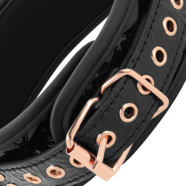 BEGME BLACK EDITION COLLAR CON CADENAS Y PINZAS PEZONES CON FORRO DE NOPRENO - Imagen 4
