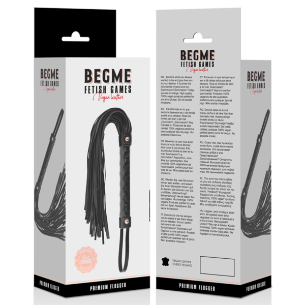 BEGME BLACK EDITION LATIGO CUERO VEGANO - Imagen 5
