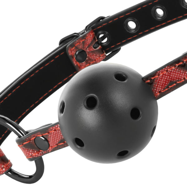BEGME RED EDITION MORDAZA CUERO VEGANO - Imagen 4