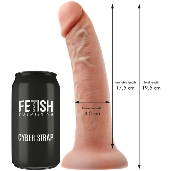 CYBER STRAP ARNES CON DILDO CONTROL REMOTO TECNOLOGIA WATCHME M - Imagen 4