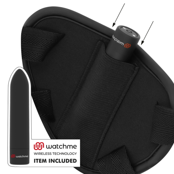 CYBER STRAP ARNES CON DILDO Y BALA CONTROL REMOTO TECNOLOGIA WATCHME M - Imagen 3