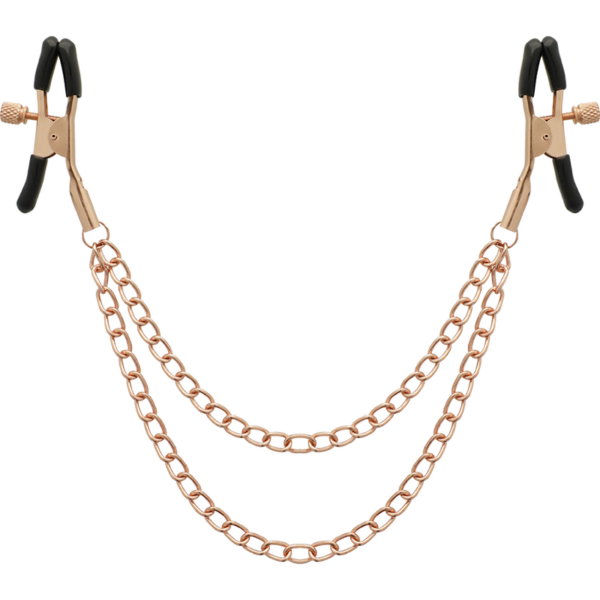 COQUETTE CHIC DESIRE FANTASY PINZAS METALICAS PEZONES CON CADENA - Imagen 4