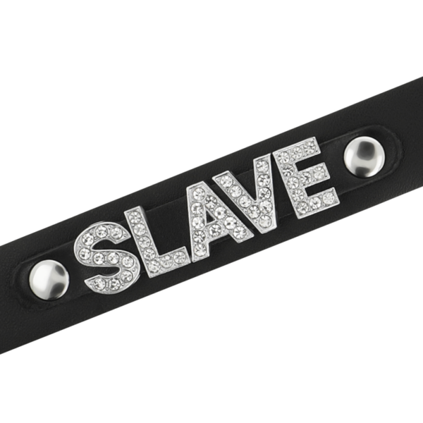 COQUETTE CHIC DESIRE CHOKER CUERO VEGANO - SLAVE - Imagen 4