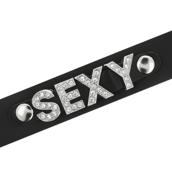 COQUETTE CHIC DESIRE CHOKER CUERO VEGANO - SEXY - Imagen 4