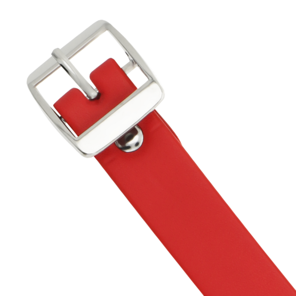 COQUETTE CHIC DESIRE COLLAR CUERO VEGANO ROJO ACCESORIO WOMAN FETISH - Imagen 4