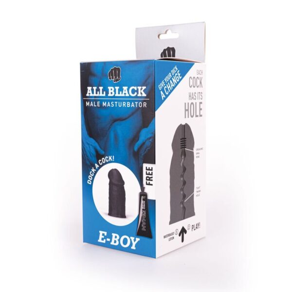 ALL BLACK MASTUBADOR E-BOY - Imagen 2