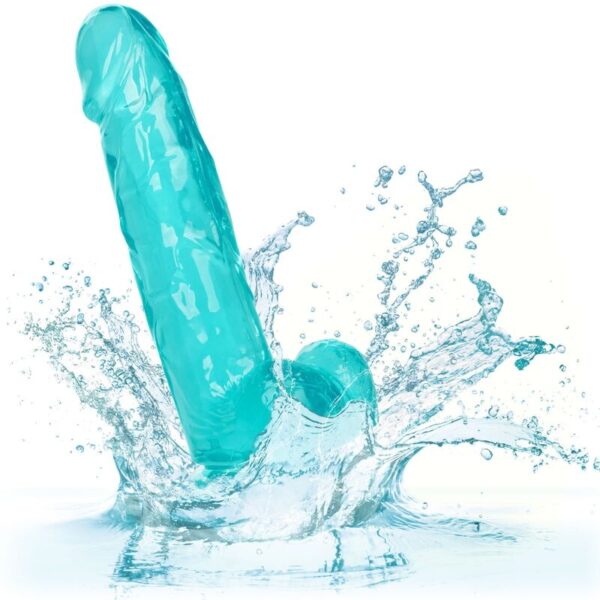 CALEX SIZE QUEEN DILDO - AZUL 15.3 CM - Imagen 5