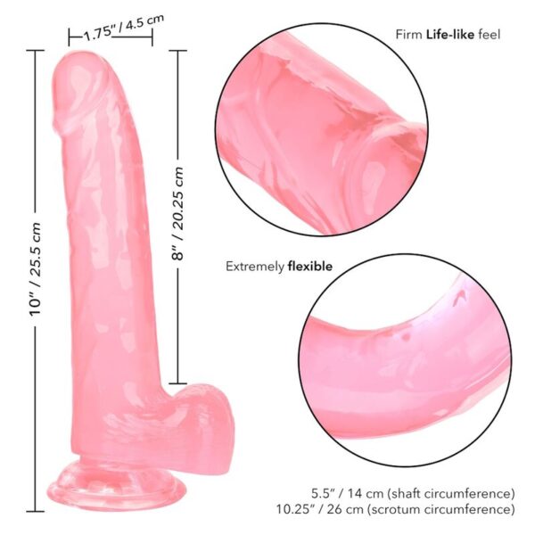 CALEX SIZE QUEEN DILDO - ROSA 20.3 CM - Imagen 3