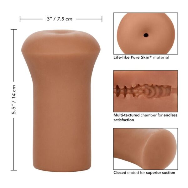 CALEX MASTURBADOR BOUNDLESS STROKER - COLOR CARAMELO - Imagen 5