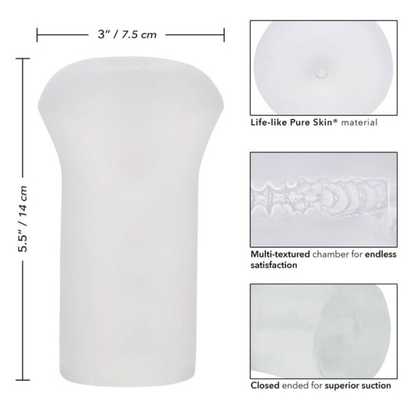 CALEX MASTURBADOR BOUNDLESS STROKER - TRANSPARENTE - Imagen 5