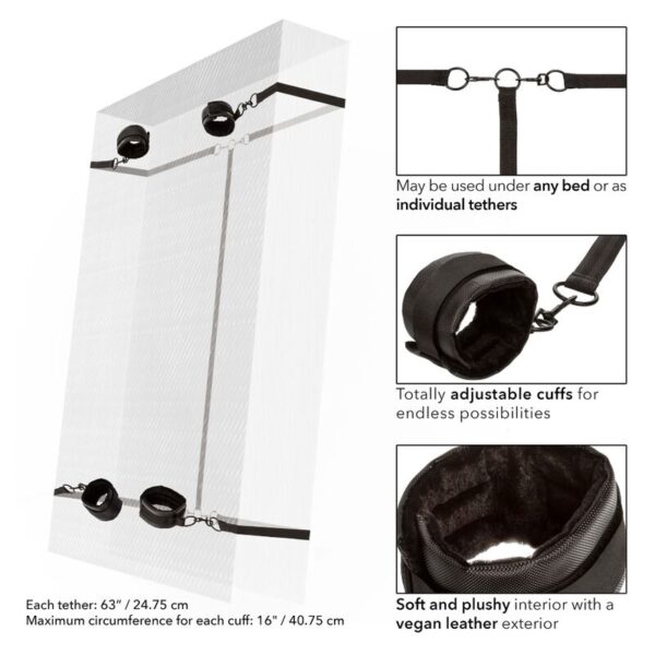 CALEX BOUNDLESS RED RESTRAINT SET RESTRICCION CAMA - Imagen 5
