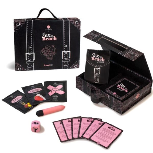 SECRETPLAY SEX ON THE BEACH TRAVEL KIT (ES/EN/DE/FR/NL/PT) - Imagen 2