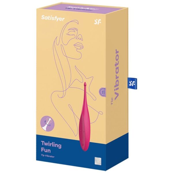 SATISFYER TWIRLING FUN ESTIMULADOR CLITORIS - ROSA - Imagen 5