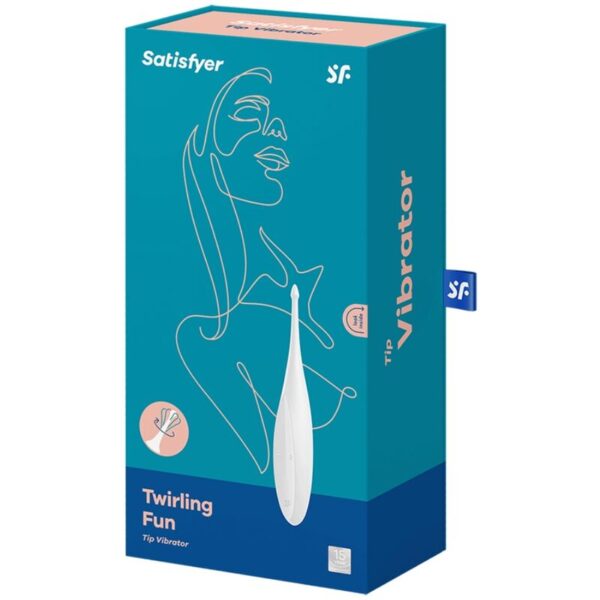 SATISFYER TWIRLING FUN ESTIMULADOR CLITORIS - BLANCO - Imagen 4