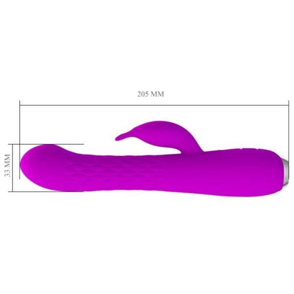PRETTY LOVE MOLLY VIBRADOR CON ROTACION RECARGABLE - Imagen 3