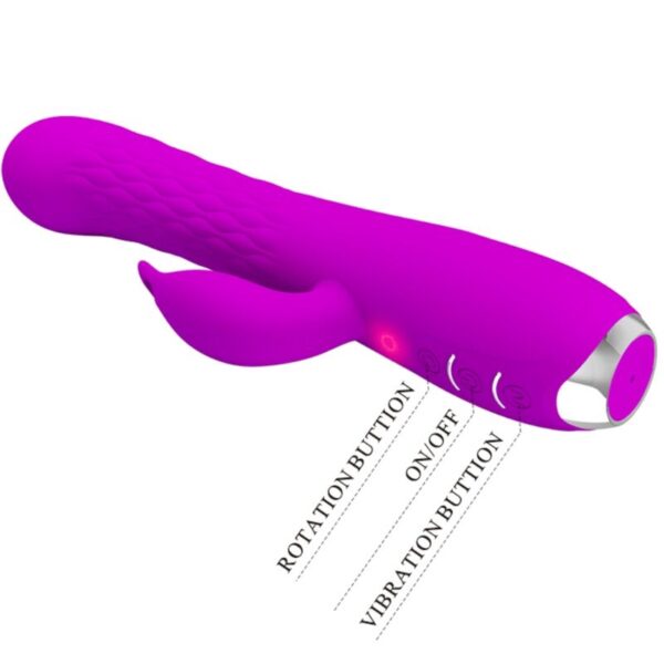 PRETTY LOVE MOLLY VIBRADOR CON ROTACION RECARGABLE - Imagen 5