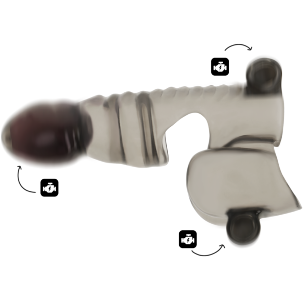 OHMAMA FUNDA PENE Y TESTICULOS 3 MOTORES - Imagen 3