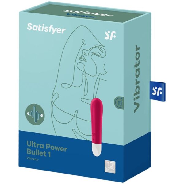 SATISFYER ULTRA POWER BULLET 1 BALA VIBRADORA ROJA - Imagen 3