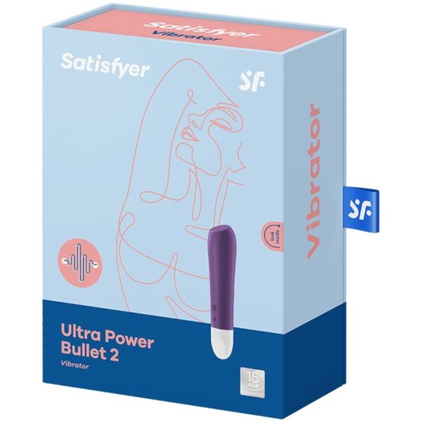 SATISFYER ULTRA POWER BULLET 2 BALA VIBRADORA MORADA - Imagen 3