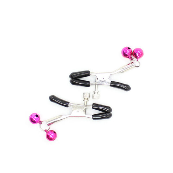 OHMAMA FETISH PINZAS PEZONES CON CASCABEL ROSA - Imagen 5