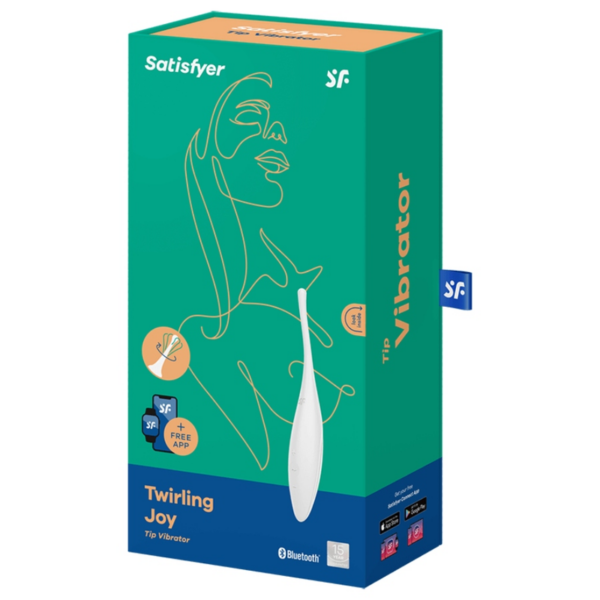 SATISFYER TWIRLING JOY ESTIMULADOR CLITORIS - BLANCO - Imagen 4