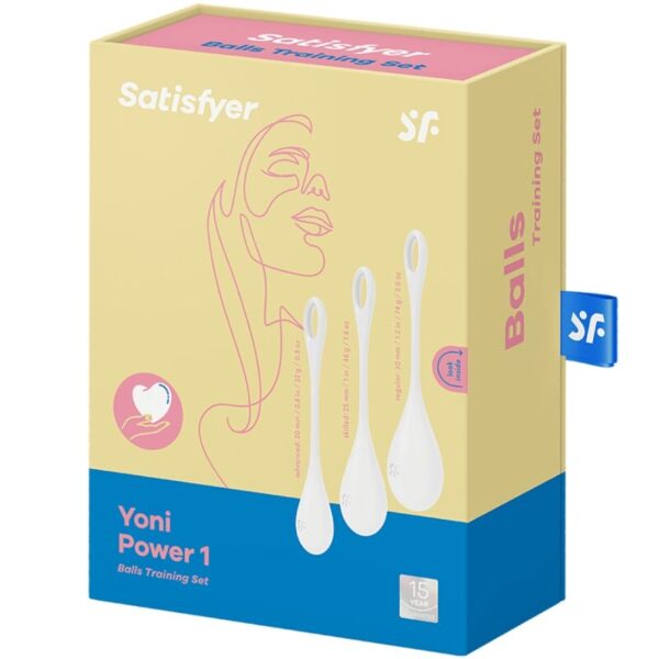 SATISFYER YONI POWER 1 KIT DE ENTRENAMIENTO BLANCO - Imagen 4
