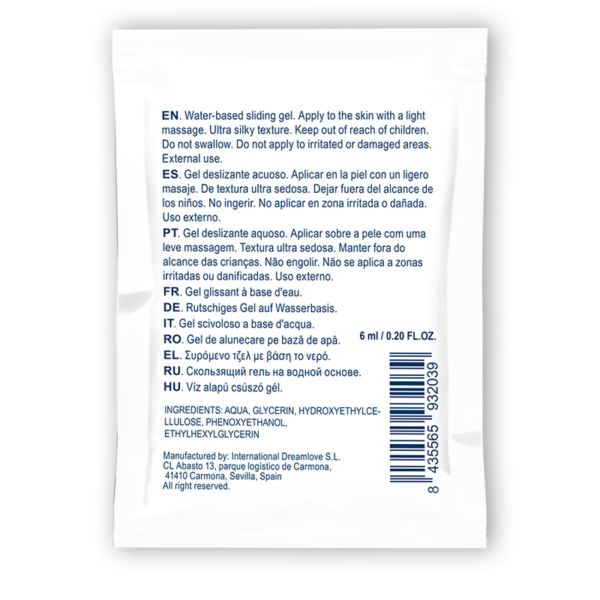 WATERFEEL GEL DESLIZANTE BASE AGUA - NEUTRO 6 ML - Imagen 3
