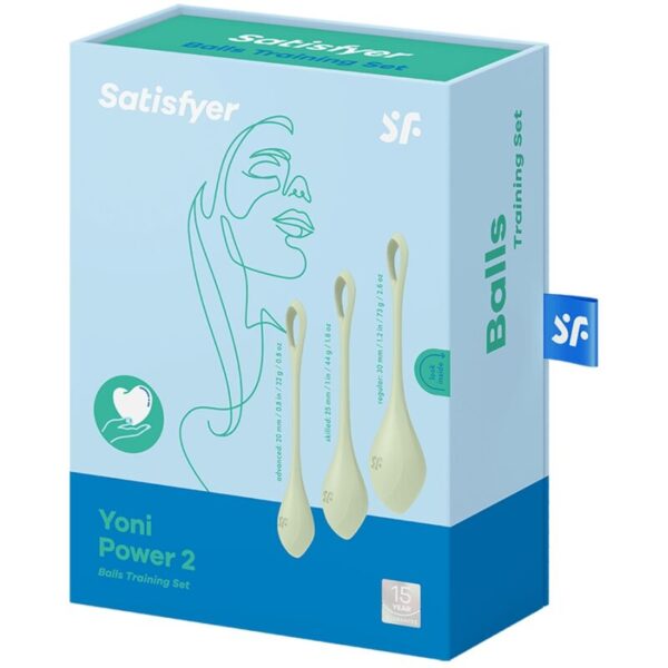 SATISFYER YONI POWER 2 KIT DE ENTRENAMIENTO VERDE - Imagen 3
