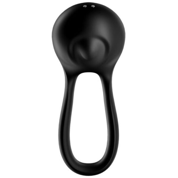 SATISFYER MAJESTIC DUO ANILLO VIBRADOR NEGRO - Imagen 2