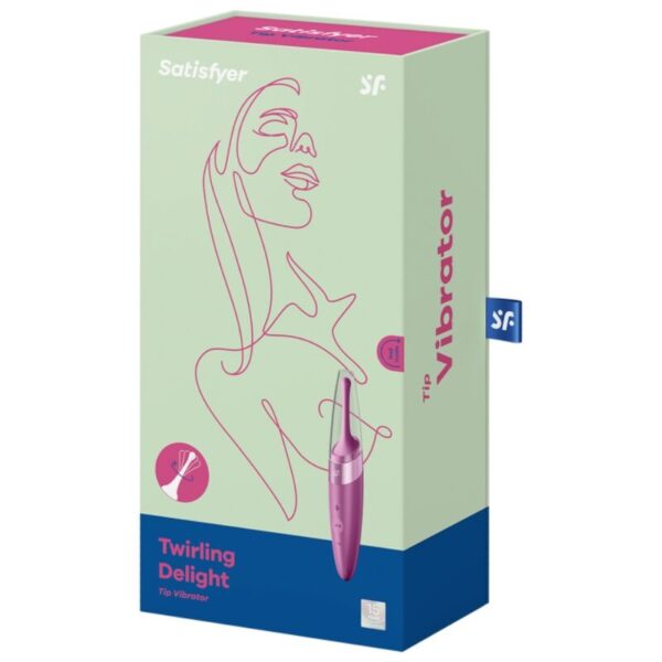 SATISFYER TWIRLING DELIGHT ESTIMULADOR CLITORIS - MORADO - Imagen 3